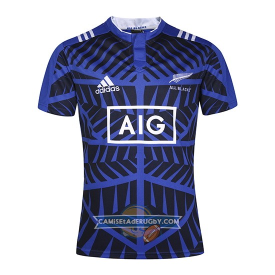 Camiseta Nueva Zelandia All Blacks Rugby Azul